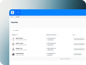 Administración de asesores y usuarios en Turing CRM